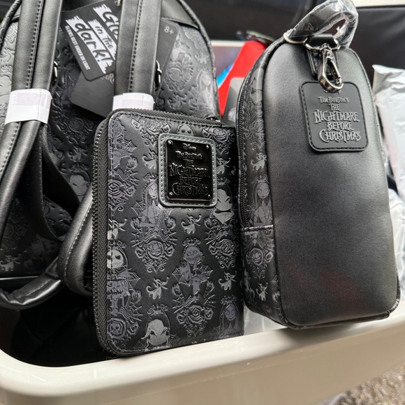 Loungefly NBC 3 piece set . NWT .. glow in the dark
